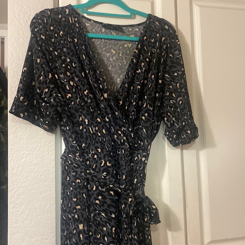 Apt 9 Leopard Wrap dress